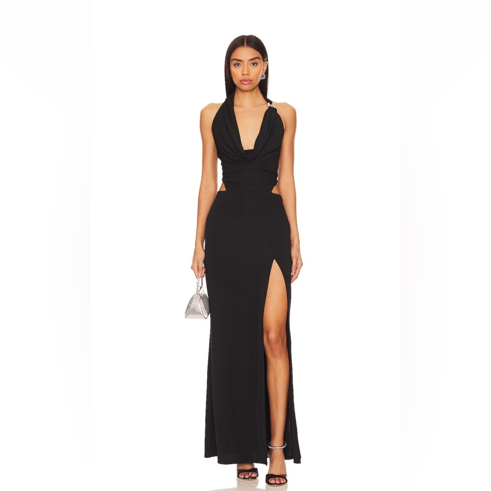 Trinidad Gown in Black by Camila Coelho